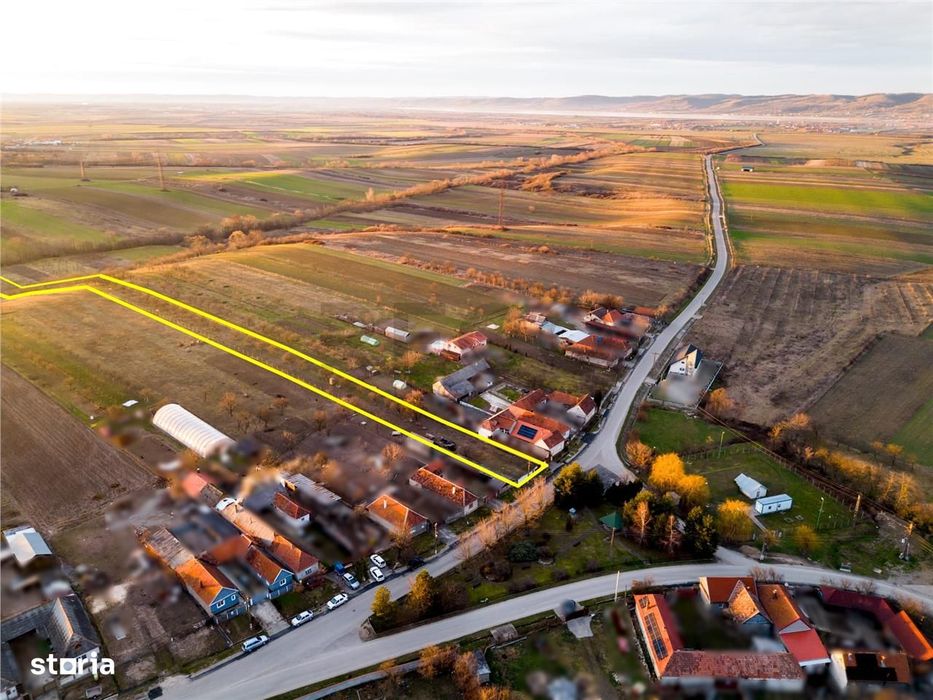 RECO Teren intravilan pentru loc de casa 5342 mp-  sat.Hotar