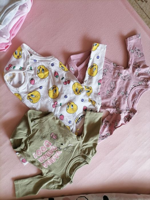 Бодита с къс и дълъг ръкав размер 0-3м