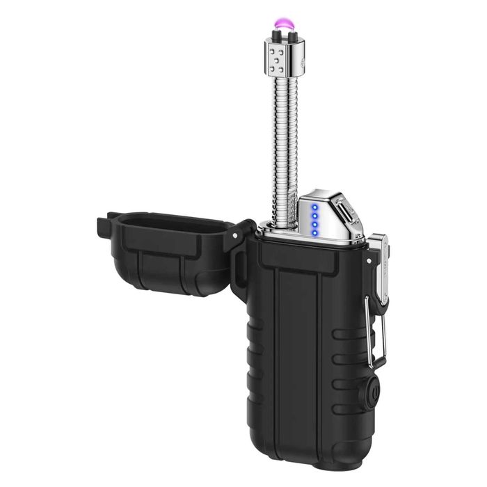 Водоустойчива плазмена запалка Explorer с удължител Led Фенер Лампа