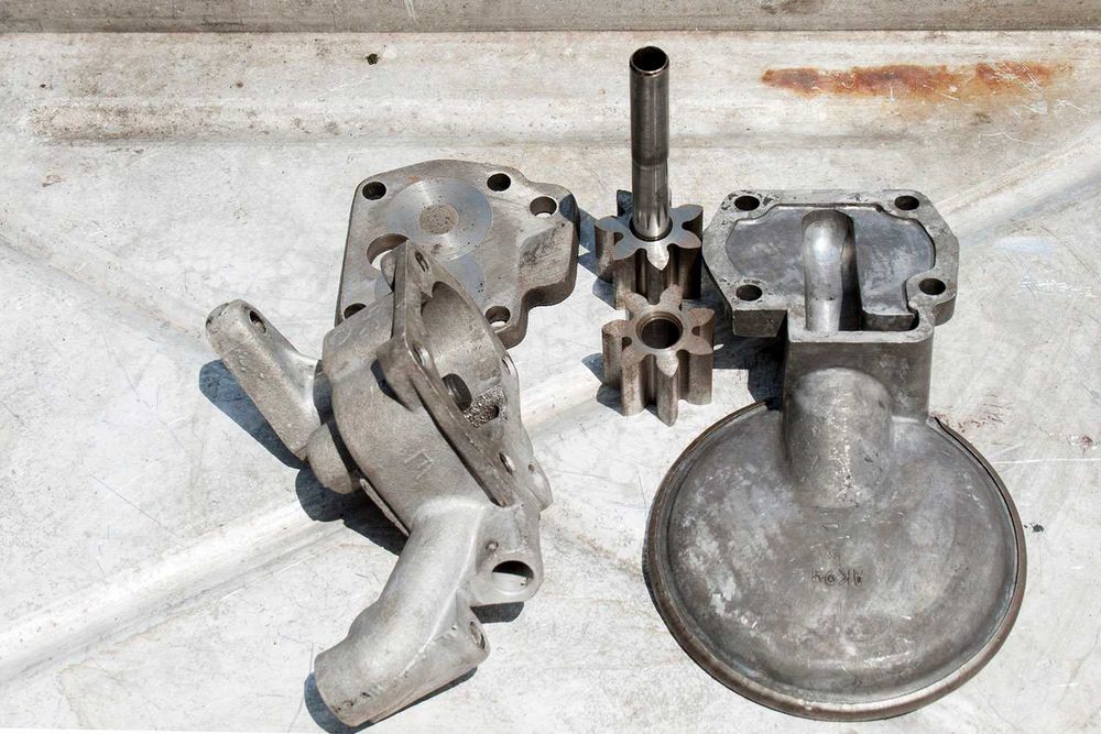 Масленный насос б.у. от ДВС ГАЗ (волги) модели ЗМЗ-4021, бу