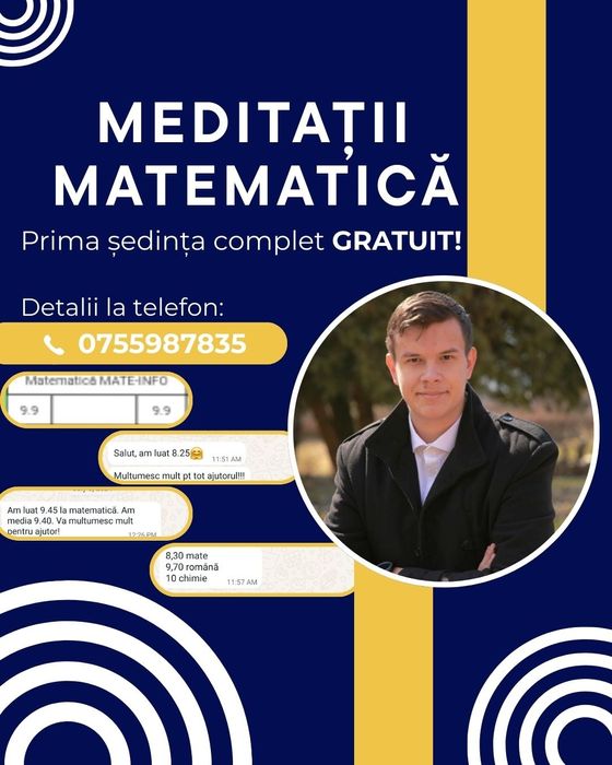 Meditații Online la Matematică – Succes Garantat!