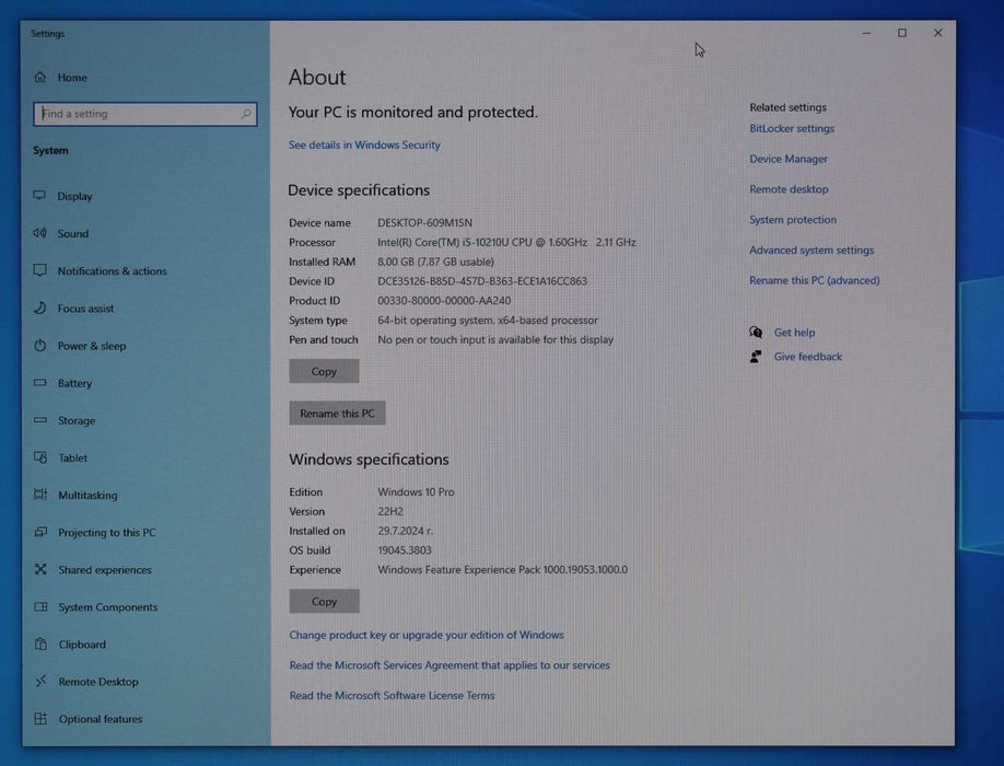 PC ASUS Chromebox 4 i5-10210U/8GB RAM/128GB SSD