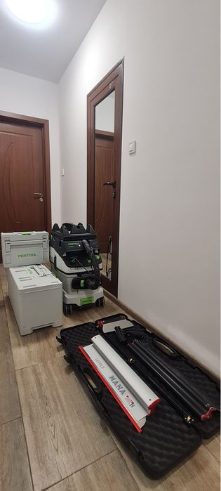 Безпрахово шкурене на стени и тавани с Festool Planex 2