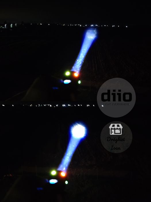 Lanterna LASER M60 v2 UPGRADED - led M60 LASER pt.distanta < 1,4km cu afisaj digital