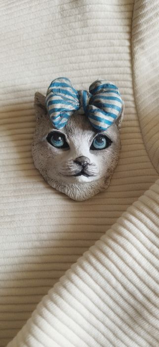 Брошь Кошка Лу-Лу