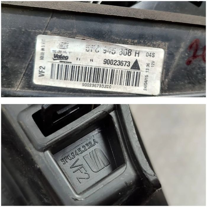 STOP SPATE DREAPTA HAION SEAT LEON 5F 2012–2017 / COD OEM 5F0945232A / 5F09453058H (5F2)
