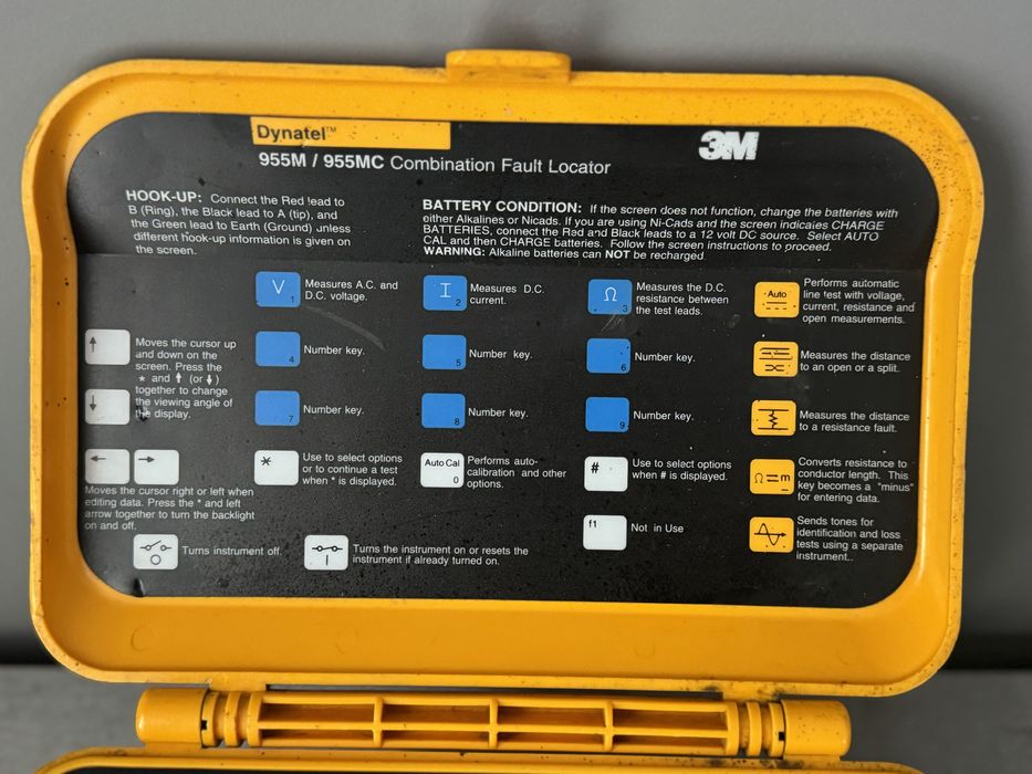 Tester Dynatel 955MC Combination Fault Locator