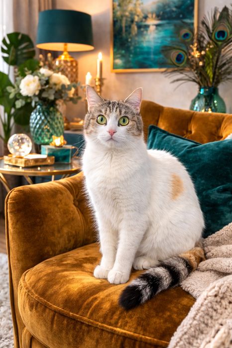 Кошечка ТАСЯ ищет семью. Стерилизована. Трехцветка