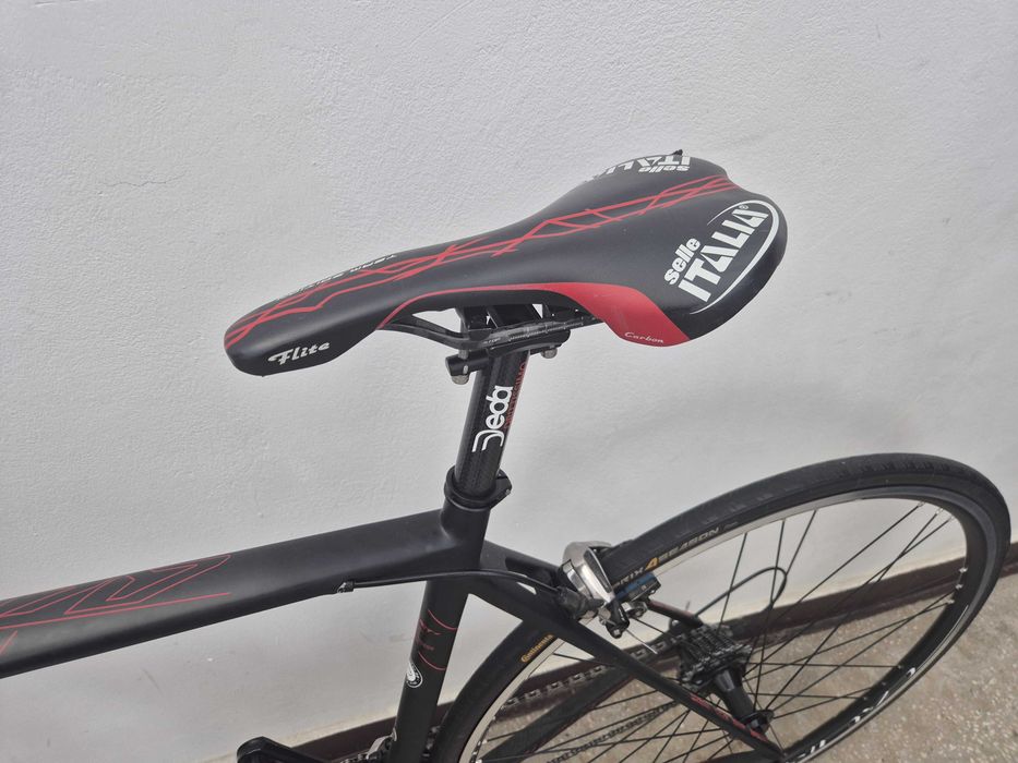 Scott Addict SL (Super Light) • SRAM Red 2x11 groupset • Rotor 53/39 crankset • Campagnolo Calima wheelset • Mărimea 54 • Bicicletă Cursieră Carbon