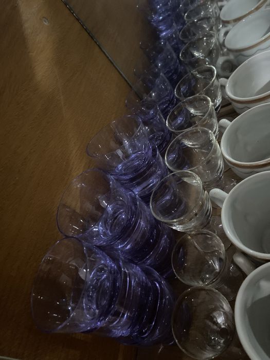 Посуда-рюмки советские из стекла,хрусталь,поднос блюдо