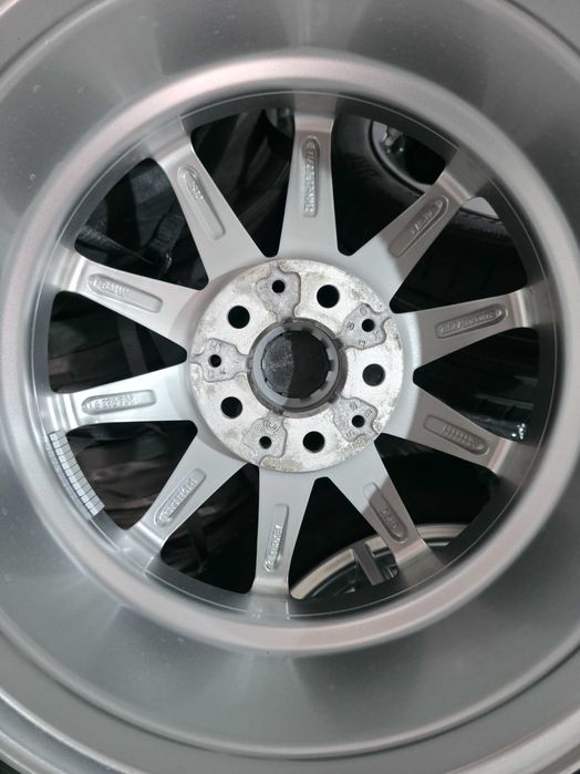 4 ROTI Complete JANTE + Anvelope IARNA - 225/55/17 GoodYear 2022 - CA NOI - OEM BMW X1 X2 - Seria 5 G30 - Seria 4 G26 - BMW i4 - CA NOI