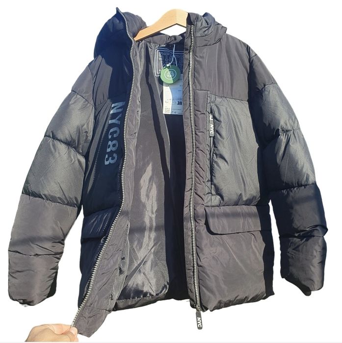Geacă 10 ani de iarnă groasă băieți, nouă cu etichetă – C&A, 140