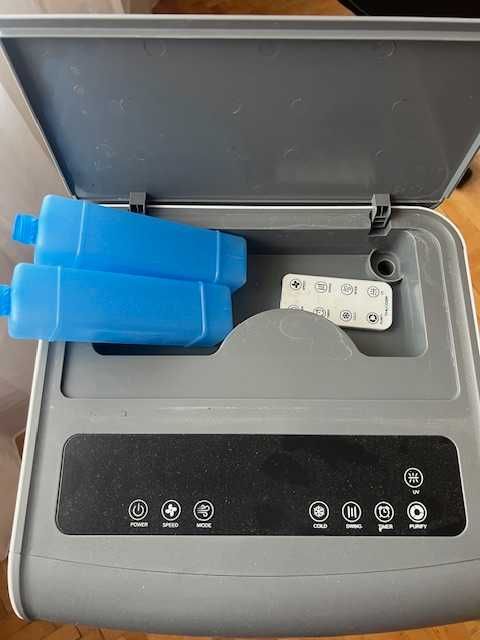 Vand aparat portabil de aer conditionat evaporativ(cu rezervor apa si gheata-fara freon)