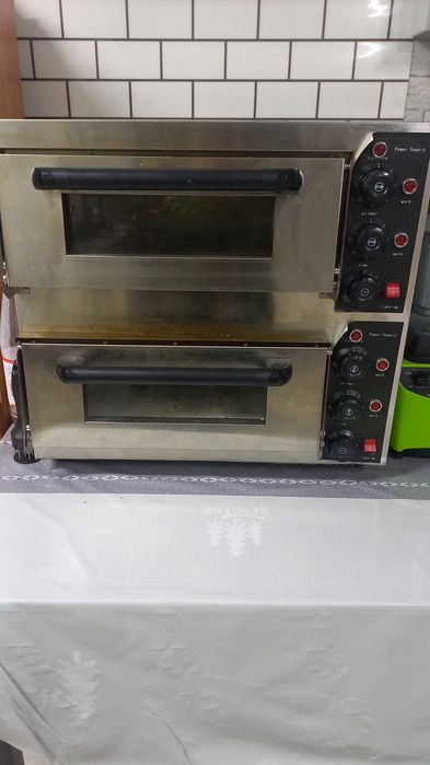 Пицца печь.  Две секции