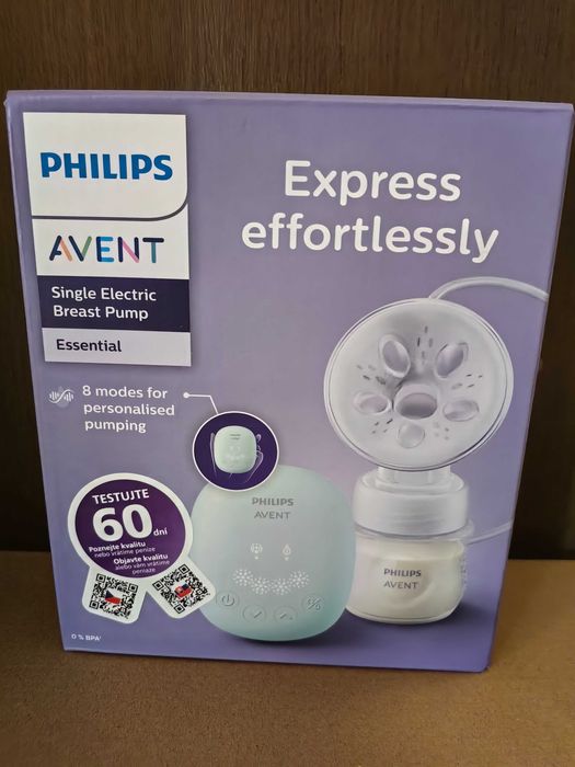 Единична електрическа помпа за кърма Philips Avent - Essential