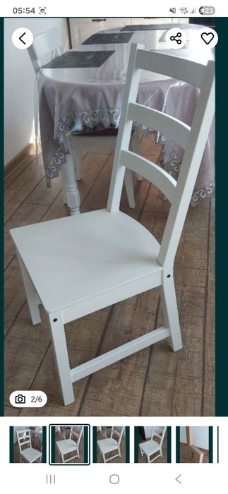 Set 6 scaune lemn masiv noi