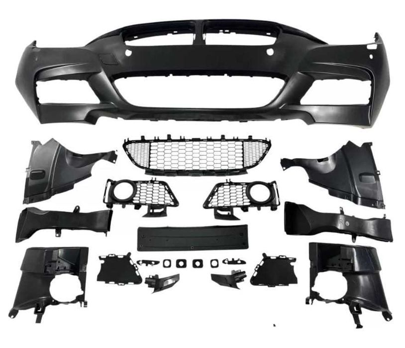 Предна M-Tech броня за БМВ BMW F30 2011+) с отвори за парктроник/М-тех