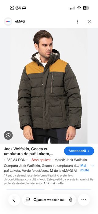Geacă iarnă Wolfskin Bărbați Nouă !!!