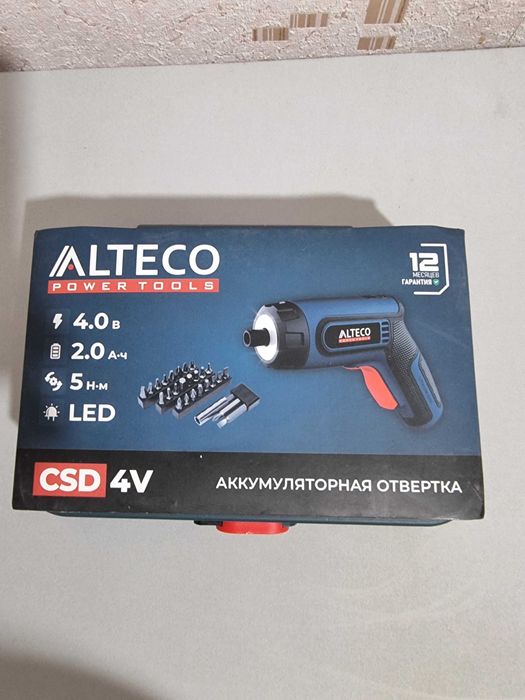 Аккумулятор отвертка ALTECO