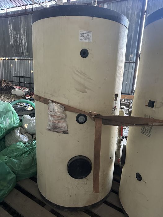 Vand boiler 2 serpentine solar 800l puffer