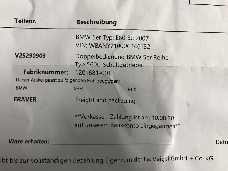 Veigel Педали за учебен автомобил оригинални БМВ/ BMW