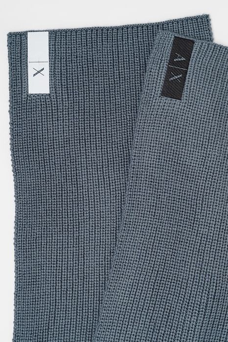 Fular din amestec de lana, Verde persan ARMANY EXCHANGE nou