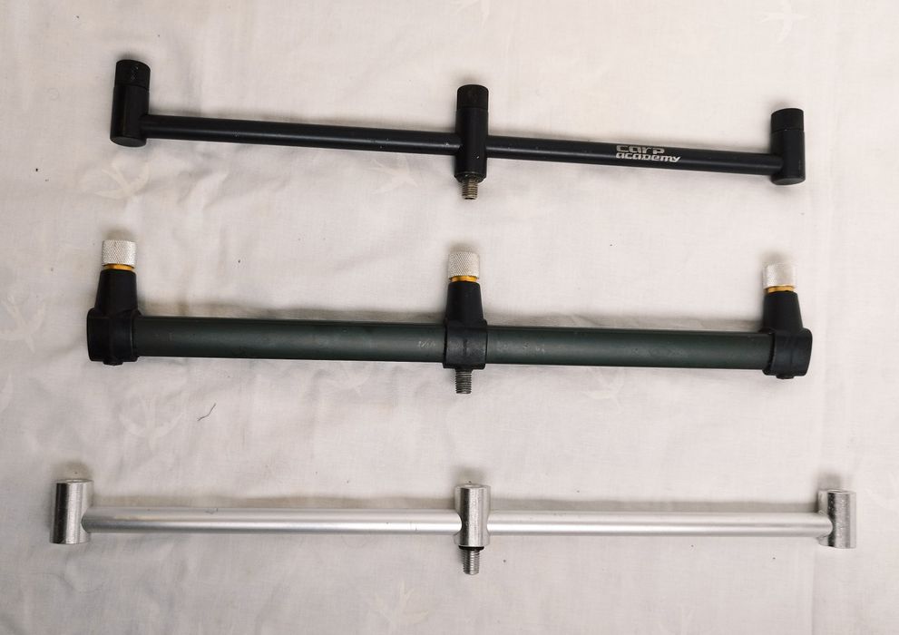 Lot 3 Buzz Bar-uri cu 3 posturi pentru pescuit la feeder, Carp Academy, Smart DLX, Energo Team.