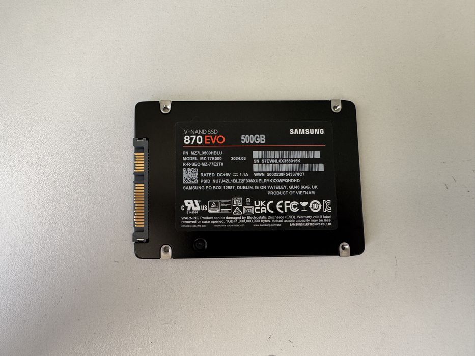 Vand SSD Samsung 870 Evo 500GB