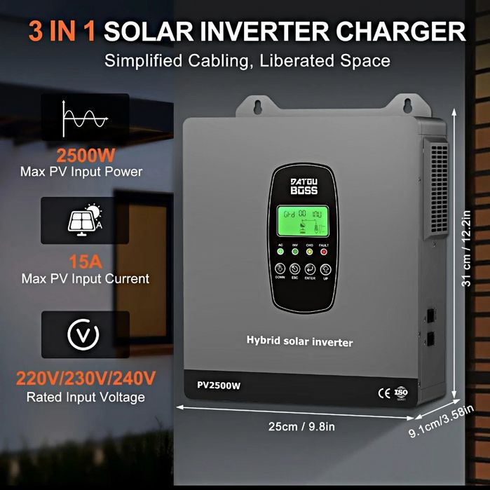 Invertor cu MPPT integrat 1800w