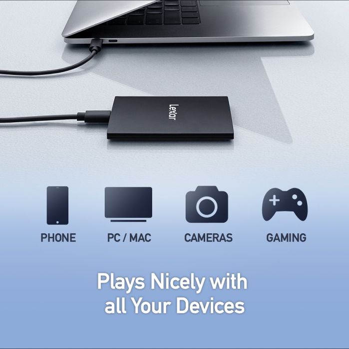 Внешний SSD-накопитель 2TB Lexar SL500 Перечисление есть