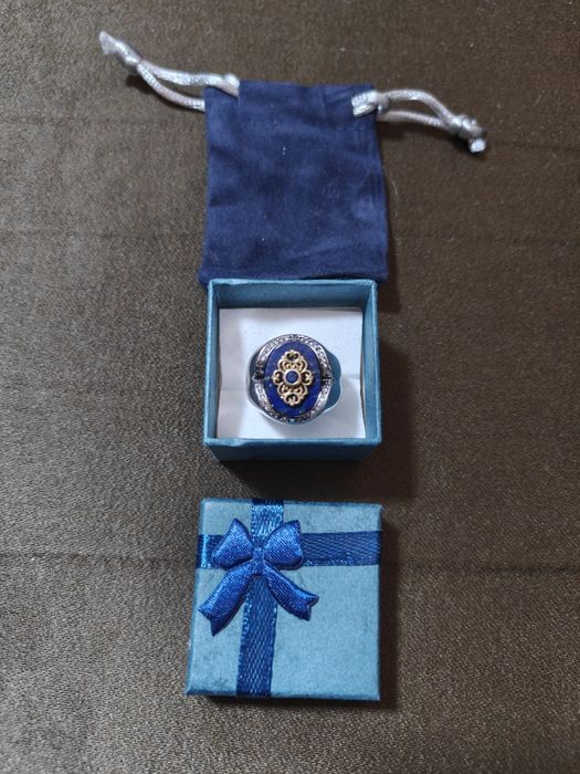 Мъжки сребърен пръстен 925