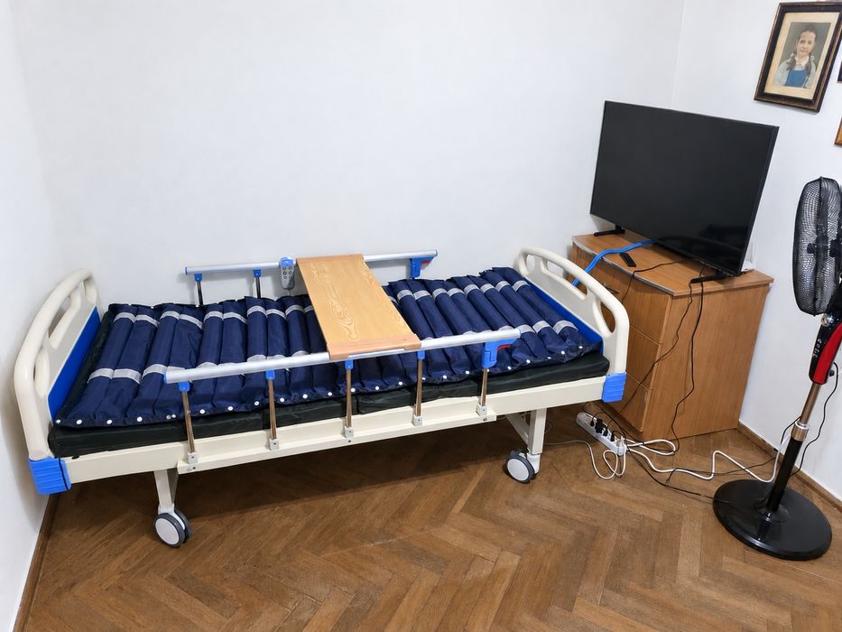 Pat spital electric cu telecomanda