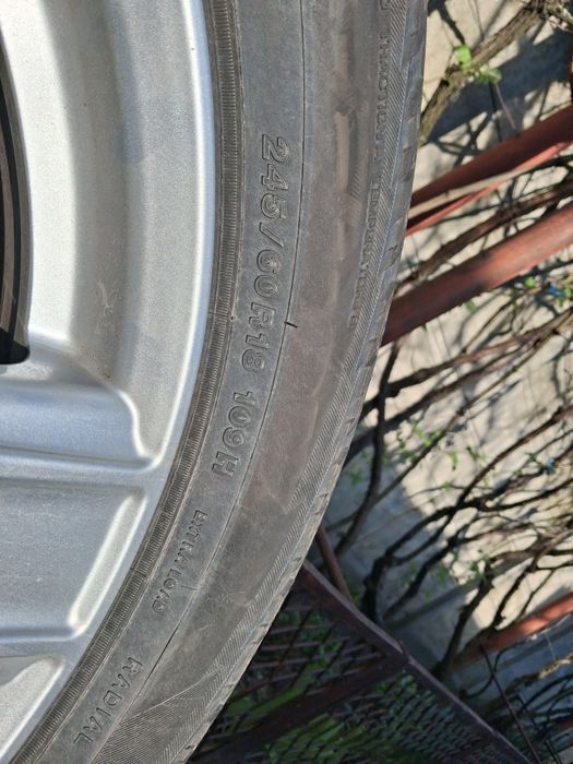 Set jante originale Jeep + anvelope Yokohama Geolander AT 245 60 18