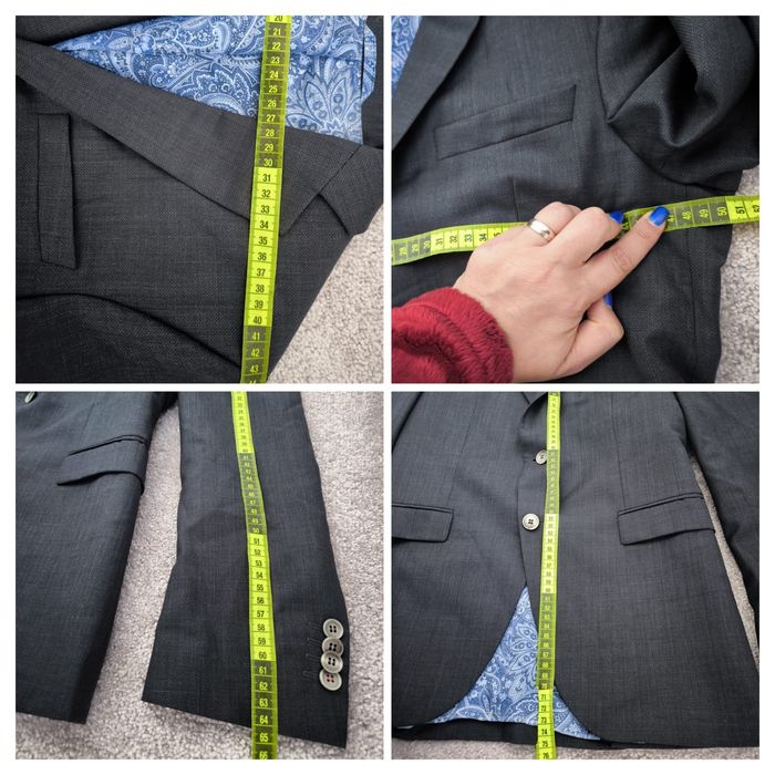 Costum Cinque Cimelotti, Lână Virgină, Premium, Bărbați - 44 (XS/S)