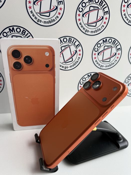 iPhone 17 Pro Max - 256GB - Orange - Nou - Desigilat - Garantie