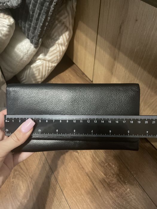 Дамско портмоне ест. Кожа с RFID