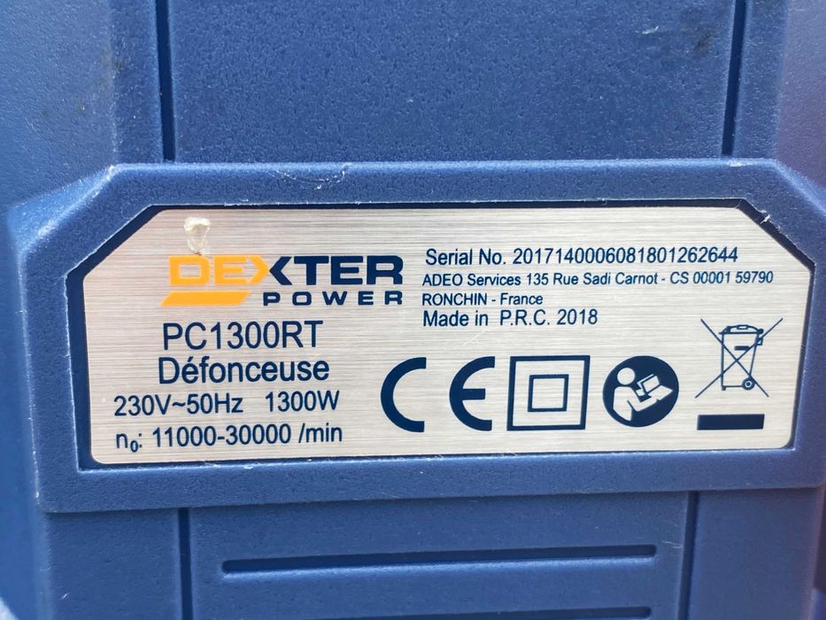Оберфреза Dexter PC1300RT 1300W с обороти като нов!