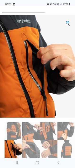 Geaca ski columbia impermeabilă barbati marimea L
