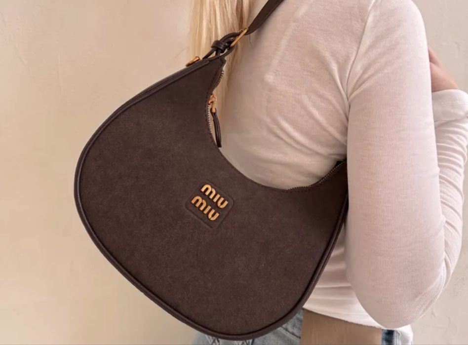 Сумка мию мию коричневая