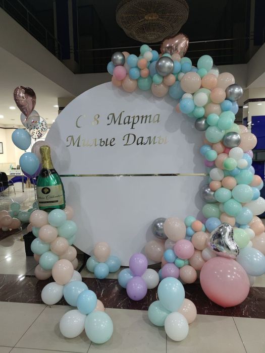 ОФОРМЛЕНИЕ ШАРАМИ- выписка, свадьбы, фотозоны. Oformlenie. Afarmlenie.