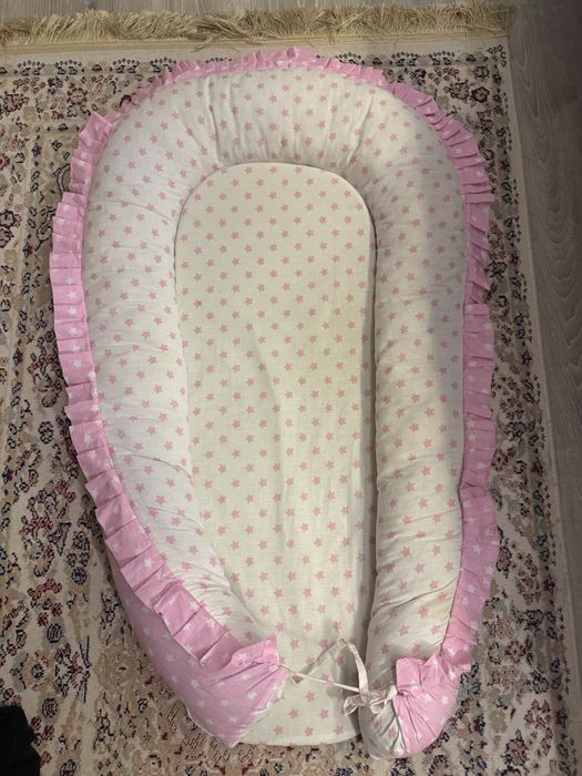 Детский кокон с подушкой