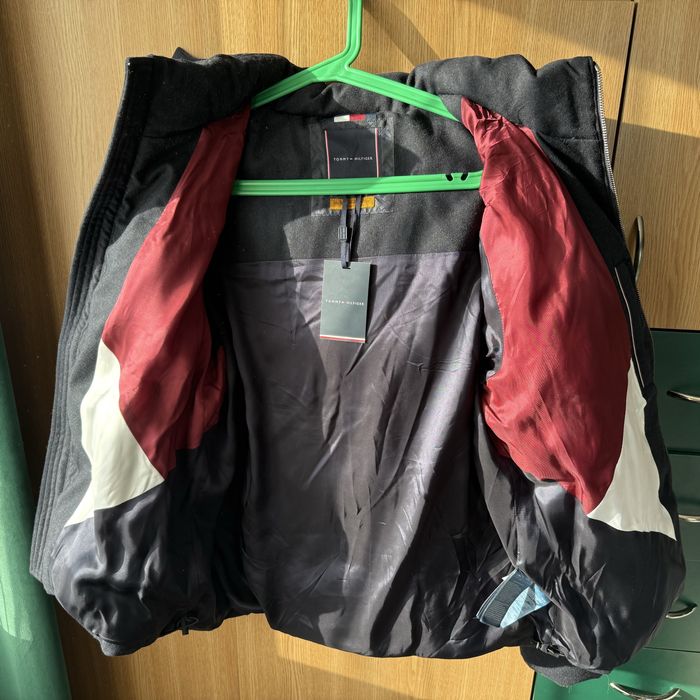 Geaca lana si puf tommy hilfiger nou-nouta - model foarte rar