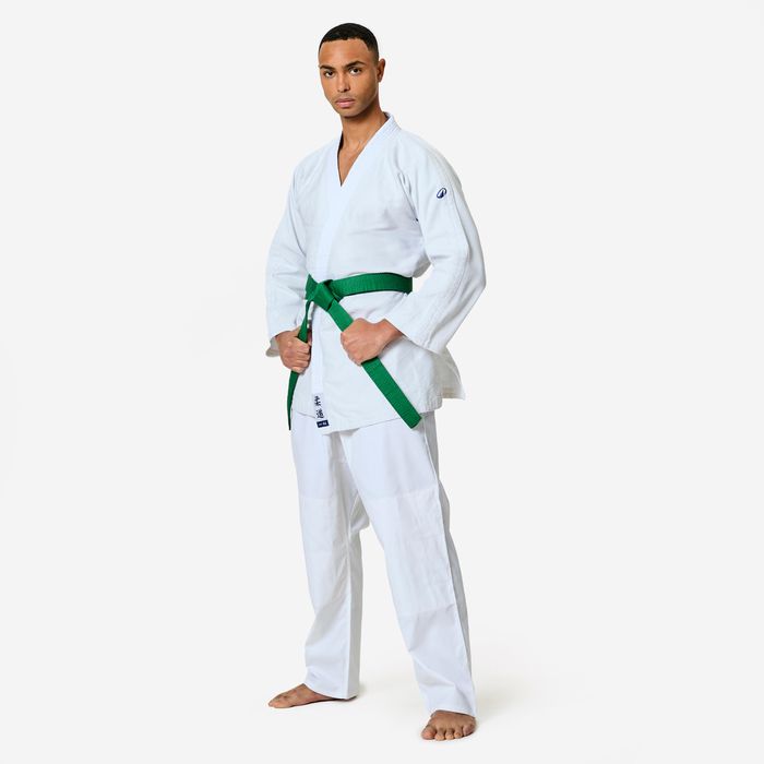 Kimono de judo ușor și rezistent Alb - produs resigilat Decathlon