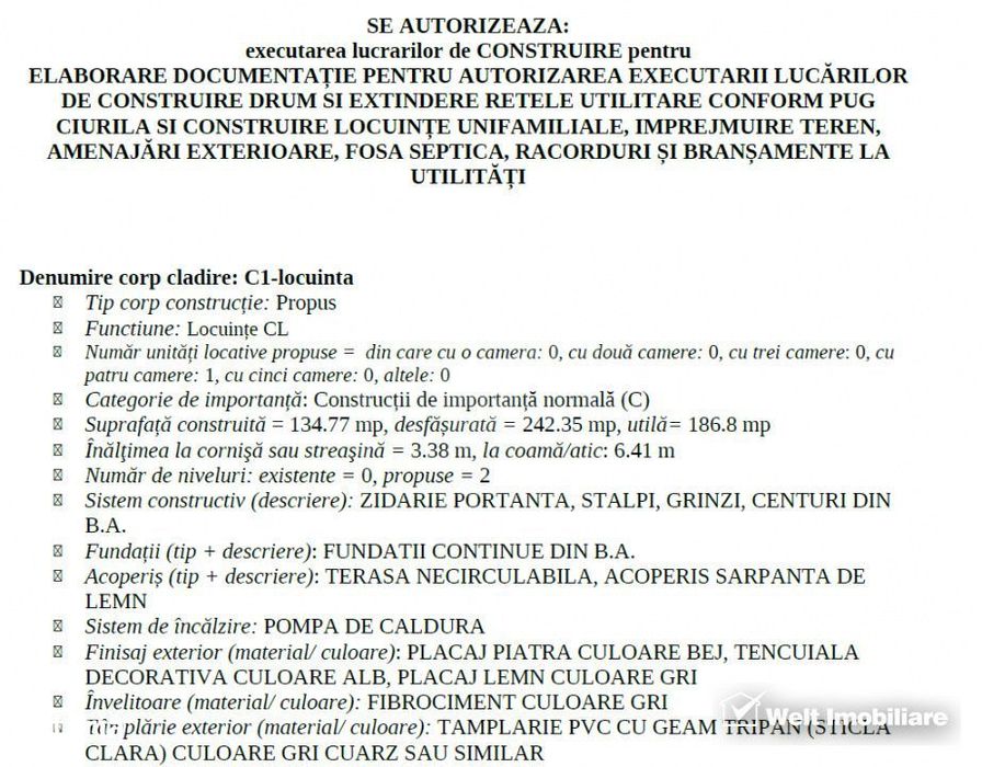 Teren cu Autorizatie de Constructie in Salicea