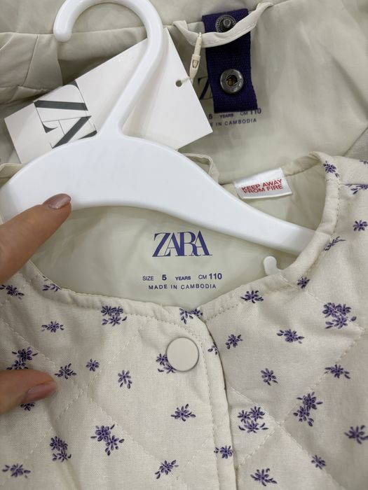 Zara Детско шлиферче с елек 2в1 110 см