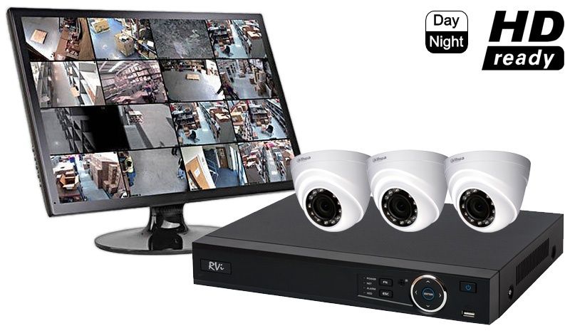 Установка видеокамера