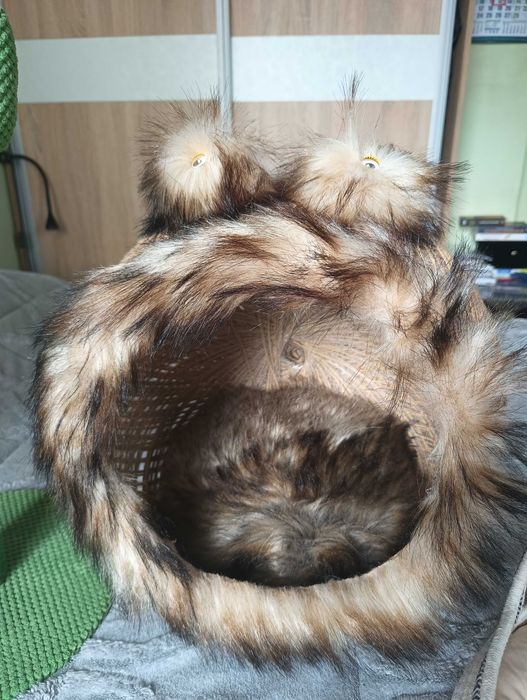 Котешко легло и драскалка