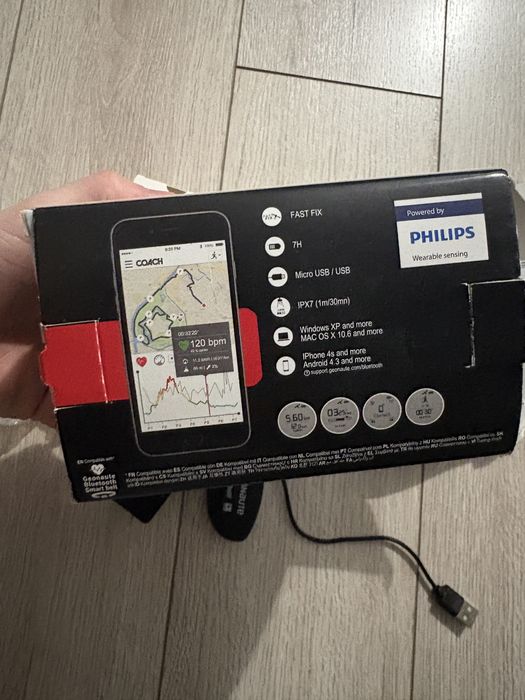 Ceas sport GPS & Cardio OnMove 500 Decathlon + centura cardio