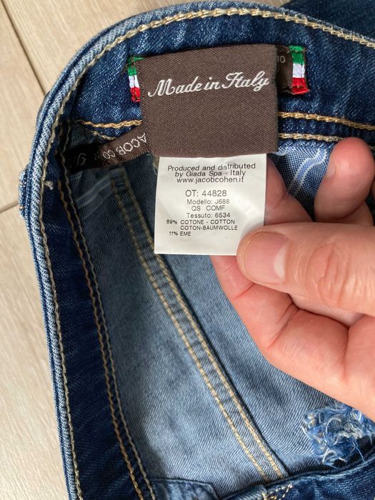 Jacob Cohen J688 Tailored Jeans Rare Luxury Denim дънки размер 35