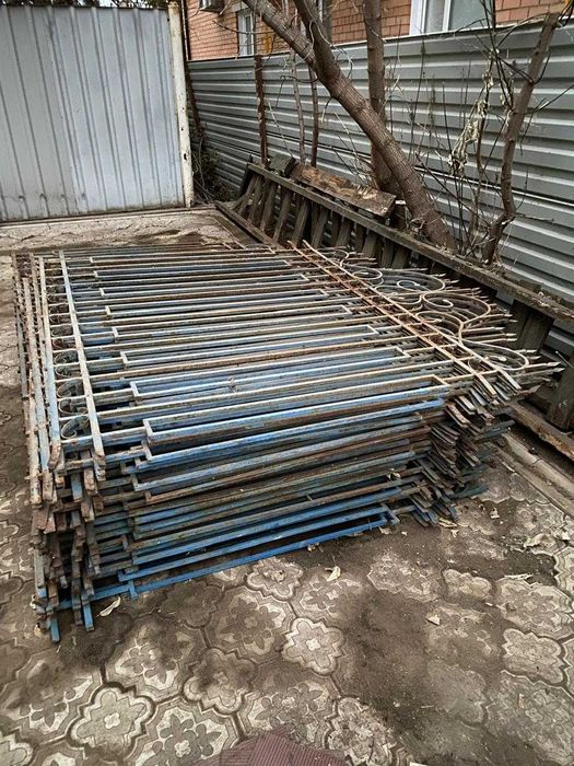 Забор кованый БУ